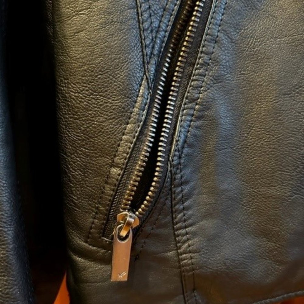 William Rast Faux Leather Moto Jacket (Mens) - Picture 5 of 7